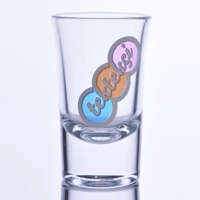 Cam bardak logo baskı örneği — Model 1003c, örnek 4