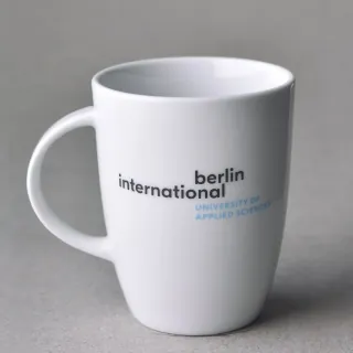 Porselen kupa logo baskı örneği — Model 1002p, örnek 2